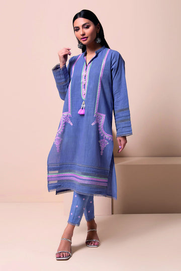 Ich22101 Blue Khaadi Online Spring Summer 2022